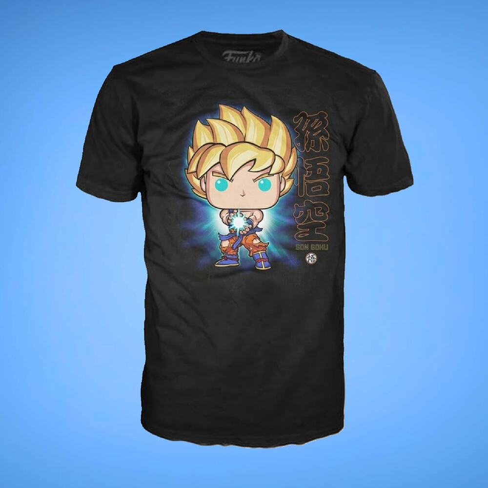 New Dragon Ball Z Goku Unisex Gamestop Exclusive T-Shirt Size Large